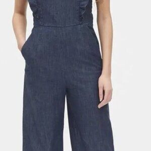 GAP wide leg side zip size 10 Jean Jumper